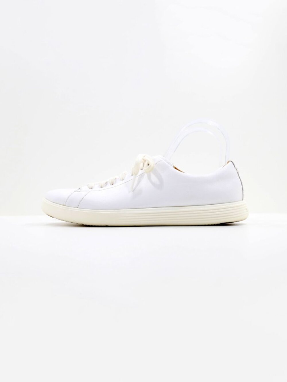 Cole Haan Grand OS White Leather Lightweight Low Top Sneakers - Women's 9.5